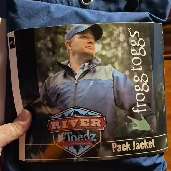 Frogg Toggs River Toadz Medium/Large Raincoat - New - Picture 7 of 8